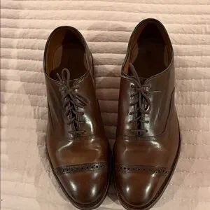 Allen Edmonds Chestnut Leather Derbys Rivington Apron-toe Derby Dress Shoe | Men main image 2